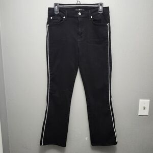 7 for all mankind women's black jeans size 29